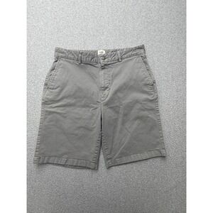 Flint And Tinder Shorts Mens 33 Gray Chino Stretch 11 Inseam Casual Summer